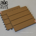 Wood Plastic Composite Decking DIY Tile Interlock Terrace WPC Decking Tile